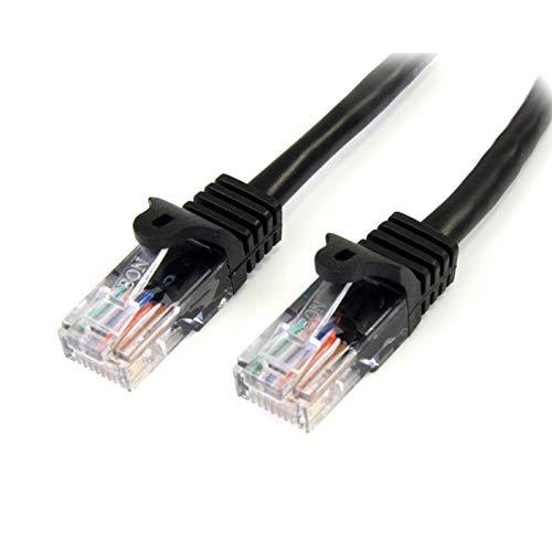 StarTech.com 1 m Black Cat5e Snagless RJ45 UTP Patch Cable... - High-Tech & Électronique en promo à 3.59€
