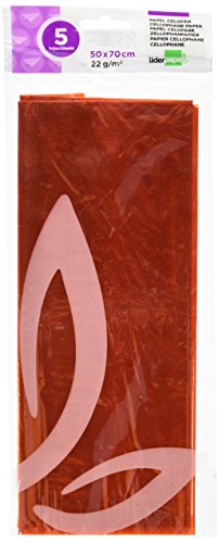 Liderpapel 75022 Papier Cellophane 5 0x70cm 22g/m2 Brillant... - Fournitures Bureau Amazon France à 5.84€
