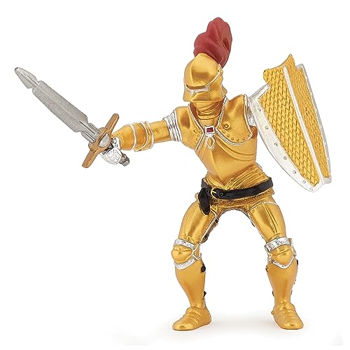 Papo - Statuetta Cavaliere in Armatura Dorata Realistica... - Jouets & Jeux Amazon Italie à 7.20€