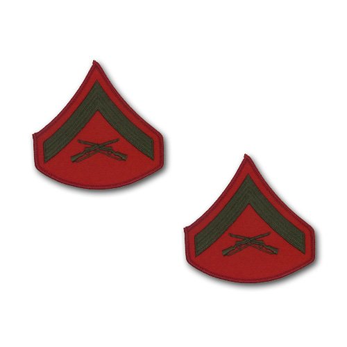 VANGUARD Marine Corps Chevron: Lance Corporal - Green... - Fournitures Bureau Amazon Royaume-Uni à 14.69€