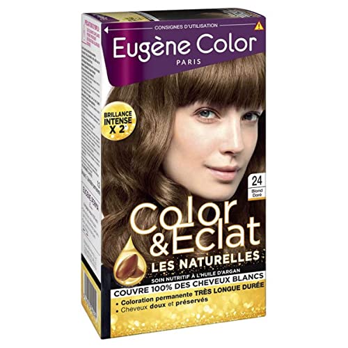 EUGENE COLOR Color& Eclat Coloration blond doré N°24 - Beauté & Parfums Amazon France à 6.99€
