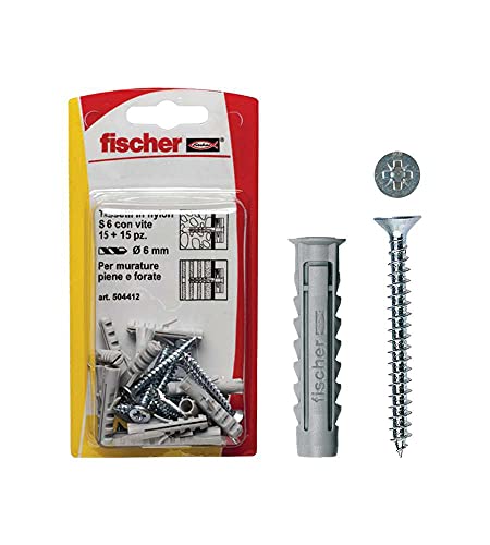 Dübel Fischer sx-s K Blister C/Schraube - Bricolage & Outils Amazon Allemagne à 5.87€