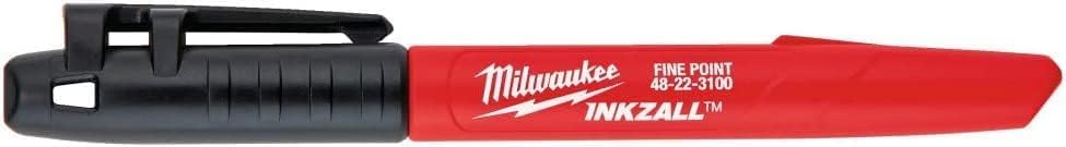 Milwaukee Inkzall - Pennarello a punta fine, colore: nero - Bricolage & Outils en promo à 5.96€