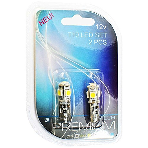 M-Tech LB321 W ampoules lED 12 V t10 – w5 W en promo à 6,20€ (-61%) sur Amazon FR