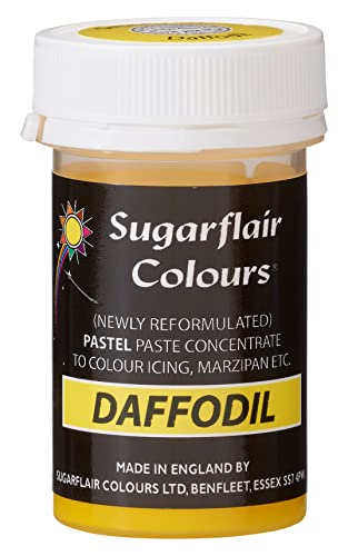 Sugarflair DAFFODIL YELLOW Pastel Paste Gel Edible... - Épicerie Amazon Allemagne à 3.66€