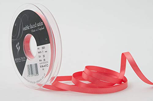 Berisfords Satin Ribbon, Coral, 7 mm - Loisirs Créatifs Amazon Royaume-Uni à 2.89€