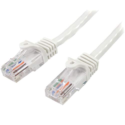 StarTech.com 3 m White Cat5e Snagless RJ45 UTP Patch Cable... - High-Tech & Électronique Amazon Royaume-Uni à 6.89€