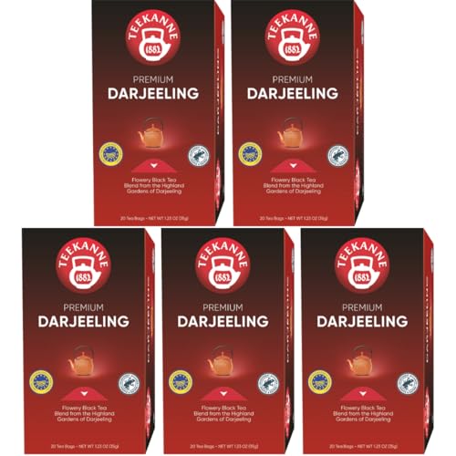 Teekanne Premium Darjeeling, 5er Pack (5 x 20 Teebeutel), 5... - High-Tech & Électronique en promo à 1.99€