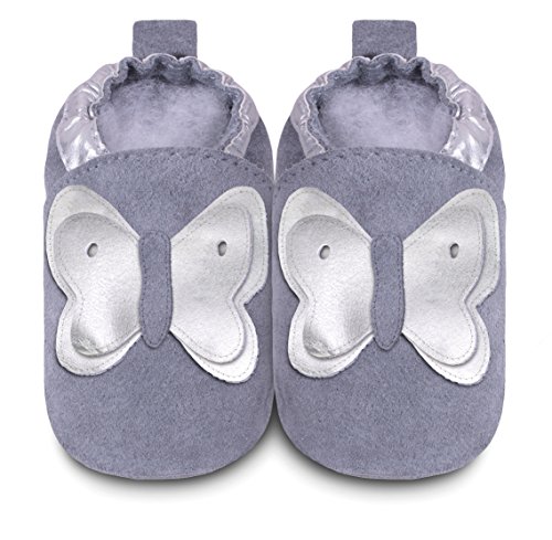 ShooShoos Hausschuh Baby Schmetterling grau 18 – 24 Monate - Baby & Nursery Amazon Germany à 8.61€