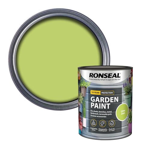 Ronseal RSLGPLZ750 GPLZ750 Garden Paint Lime Zest 750ml... - Maison & Cuisine en promo à 8.99€
