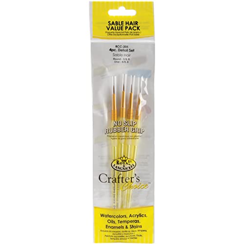 Crafters Wahl Sable Pinsel Set/Pkg - Loisirs Créatifs Amazon Allemagne à 13.68€