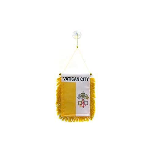 AZ FLAG - Vatican City Mini Banner - 6'' x 4'' - 100%... - Auto & Moto Amazon Royaume-Uni à 2.21€