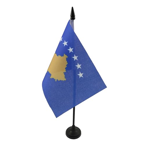 AZ FLAG - Drapeau De Table Kosovo - 15x10 cm - Mini Drapeau... - Maison & Cuisine Amazon France à 4.75€