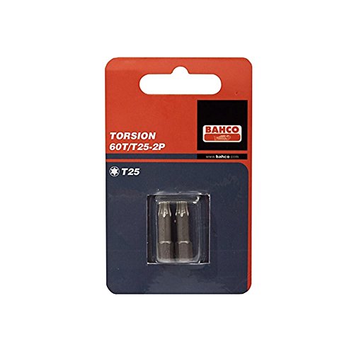 Bahco 60T/T25-2P Torsion Bits für Torx-Schrauben 25mm T25 2... - DIY & Tools Amazon Germany à 5.99€