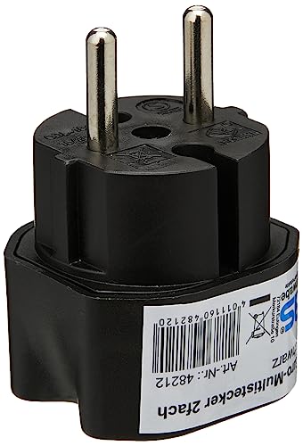 as - Schwabe Spina europea a 2 prese, colore nero, 230 V... - Amazon Italie à 1.99€