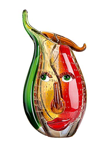 GILDE GLAS Art Vase Design - Vase en Verre - H 31 cm... - Maison & Cuisine Amazon France à 73.02€