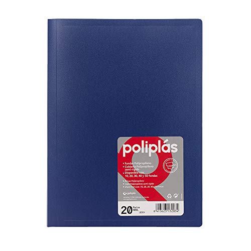 grafoplas 1155718 – Folder 20 Sleeves, Blue - Amazon Royaume-Uni à 5.77€
