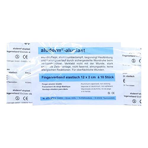 Aluderm Aluplast Elastisch Fingerverband 2x12 cm - Santé & Bien-être Amazon Allemagne à 3.44€