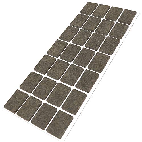 Adsamm® / 28 x self-adhesive felt pads/Brown / 0.79x1.18''... - Maison & Cuisine Amazon Royaume-Uni à 2.20€