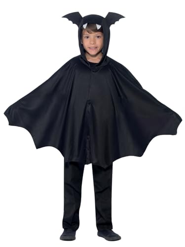 Smiffys Cape chauve-souris, Noir Halloween - Jouets & Jeux en promo à 10.99€