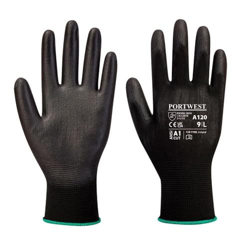 12 Par Guantes de Trabajo Guantes de Montaje PU Mecánico... - Bricolage & Outils Amazon Espagne à 1.11€