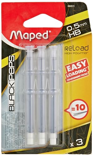 Maped 560511 Cartouche de porte-mine Black'PEPS Reload, 0,5... - Auto & Moto Amazon France à 1.78€
