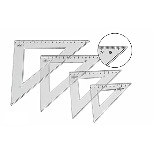 Squadra 30 cm c/borsa - Fournitures Bureau Amazon Italie à 2.37€