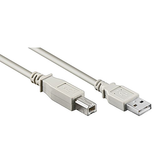 Goobay 50953 Câble Hi-Speed USB 2.0, Gris, Type B, CU, 1.8m... - Tech & Electronics Amazon France à 3.06€