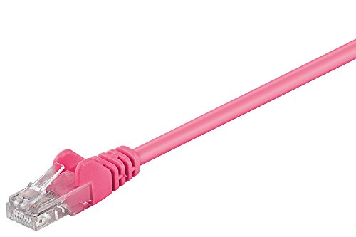 Goobay 95264 CAT 6 Câble de Liaison, U/UTP, Magenta, 10 m... - Animalerie en promo à 5.62€
