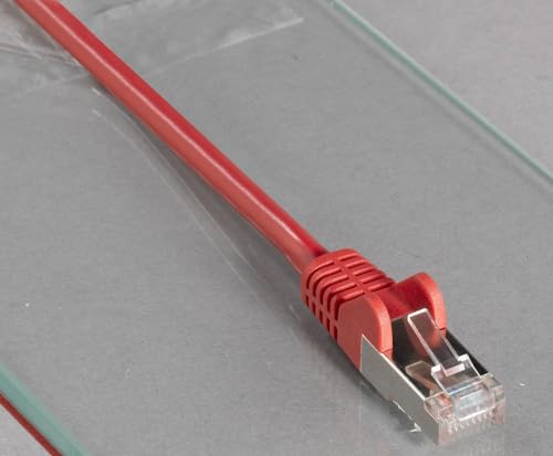 Goobay 50153 CAT 5e Câble de Liaison, F/UTP, Rouge, 3m... - Pet Supplies Amazon France à 1.99€