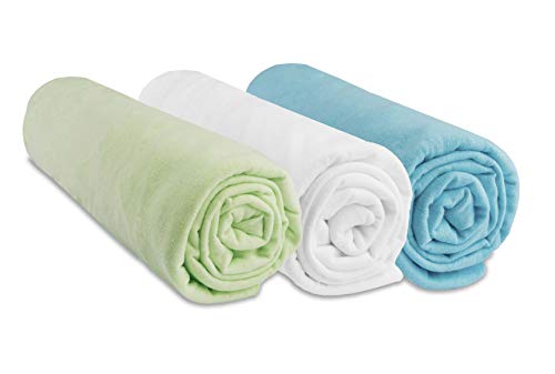 Lot de 3 Draps housse 50x100 cm Lit Bébé, Berceau Vintage... - Bébé & Puériculture Amazon France à 19.02€