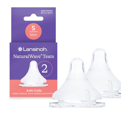 Lansinoh NaturalWave Baby Bottle Teats - Slow Flow - 2 Pack... - Baby & Nursery Amazon UK à 5.99€