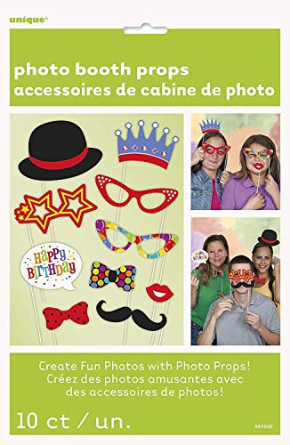 Unique Party 61935 - Accessori per Cabina Fotografica per... - Amazon Italie à 5.39€