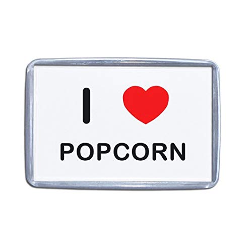I Love Popcorn - Pequeño imán de nevera de plástico - High-Tech & Électronique en promo à 2.33€