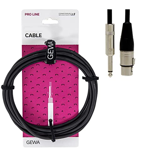 GEWA Cable de micrófono Pro Line 1,5 m, negro, XLR(f)... - High-Tech & Électronique en promo à 8.23€