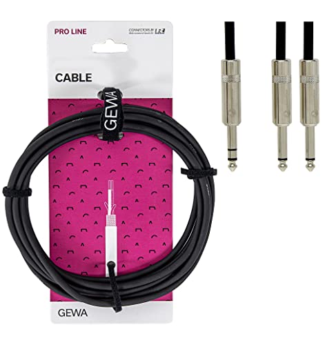 GEWA Cable de inserción Pro Line 1,5 m, negro, conector... - High-Tech & Électronique Amazon Espagne à 8.49€
