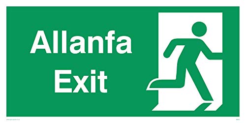Viking Signs SB942-L42-V Right "Allanfa Exit" Sign, Vinyl... - Maison & Cuisine Amazon Royaume-Uni à 5.17€