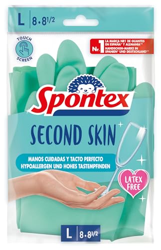 Spontex Seconde peau Gants en nitrile délicats avec extrait... - Beauté & Parfums Amazon France à 5.64€