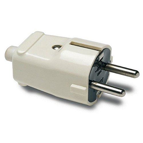 FAMATEL 1101 - Clavija Schuko 4,8mm TT 16A-250V Blanco - Amazon Espagne à 1.64€