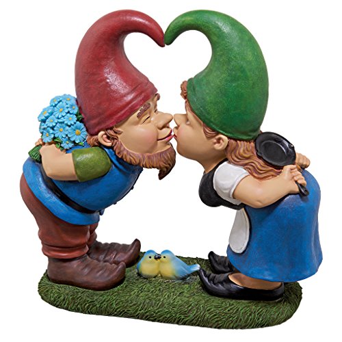 Design Toscano QM2796400 Kiss and Tell Lover Gnomes Statue... en promo à 28,57€ (-51%) sur Amazon FR