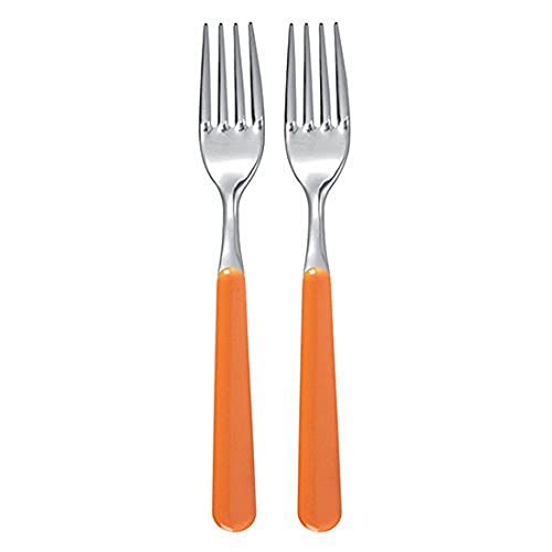 Excelsa Set Forchette in Acciaio Inox, Arancione, 2 Pezzi - Amazon Italie à 4.55€