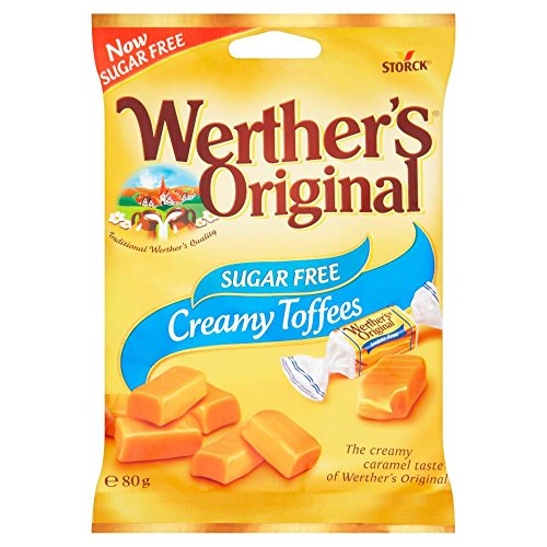 Werther's Original Sugar Free Toffee, 80 g (Pack of 1) - Épicerie en promo à 1.00€
