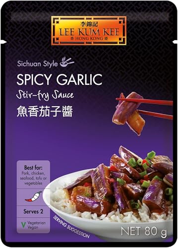 Lee Kum Kee - Sauce for Spicy Garlic Aubergine - 80g - Épicerie Amazon Royaume-Uni à 1.40€