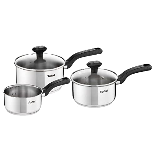 Tefal Comfort Max Set of 3 saucepans 14/16/18 cm + 2... en promo à 51,99€ (-34%) sur Amazon FR