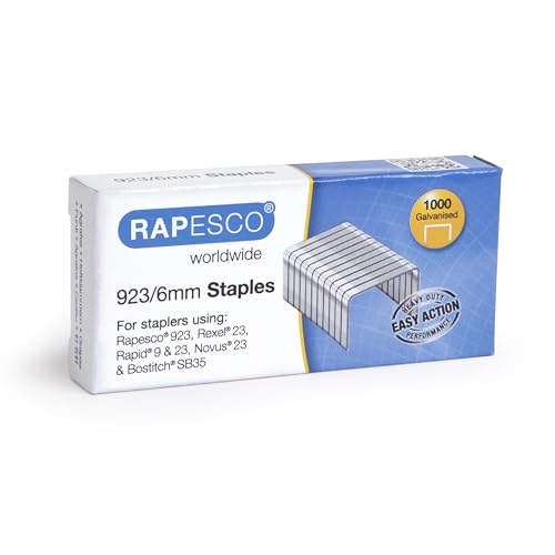 Rapesco 1235 Type 923/6 mm Galvanised Heavy Duty Staples... - Fournitures Bureau Amazon Royaume-Uni à 2.30€