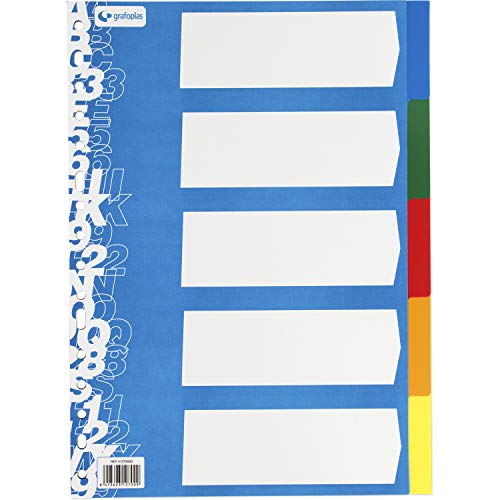Grafoplas – Jgo. Divisori 5 posizioni en promo sur Amazon