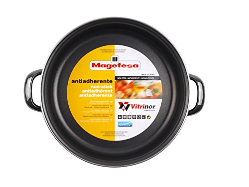 Megafesa Glass - Pentola Bassa, Diametro 28 cm, Color Nero... - Amazon Italie à 19.81€