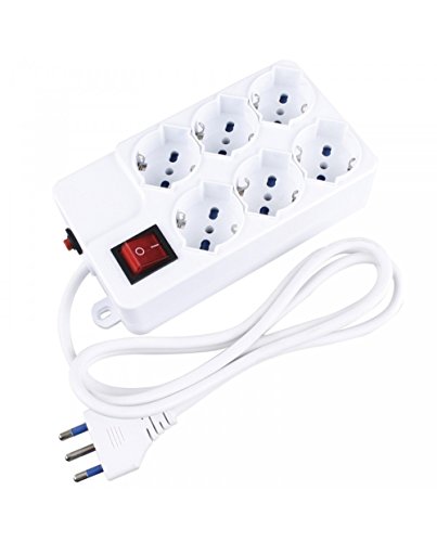 VulTech Multiprise 6 places MU-03, prise avec interrupteur... - Bricolage & Outils Amazon France à 11.90€