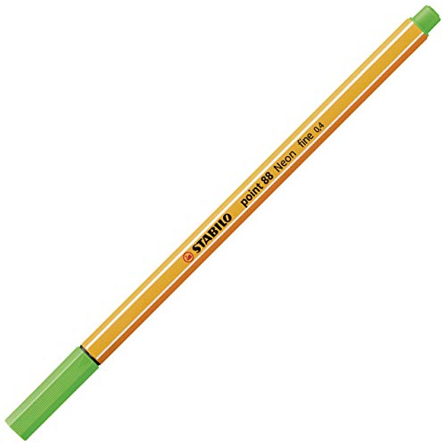 STABILO point 88 - Fineliner - Verde NEON - Fournitures Bureau Amazon Italie à 0.94€