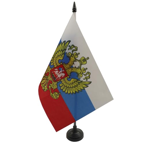 AZ FLAG - Drapeau De Table Russie avec aigle 21x14 cm... - Maison & Cuisine Amazon France à 4.95€
